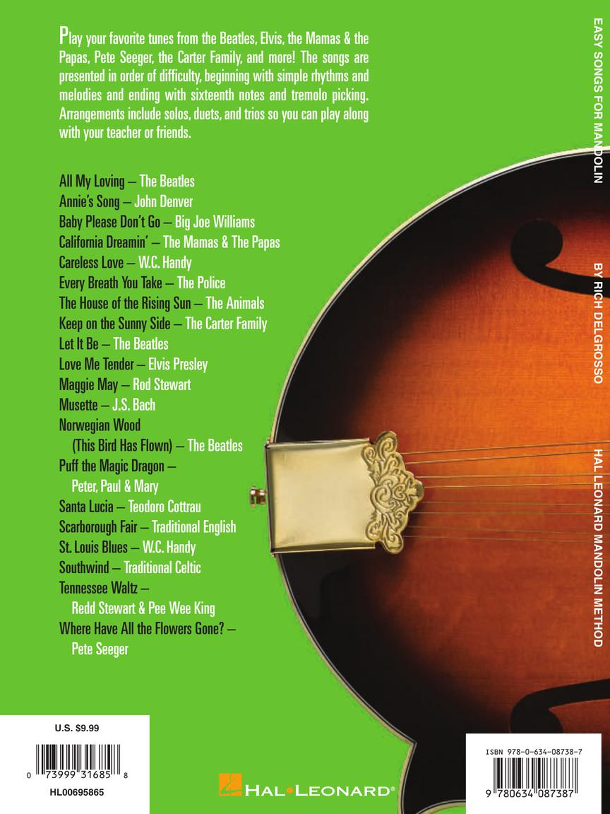 Easy Songs for Mandolin - sample page 7