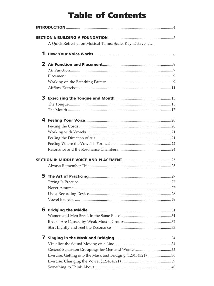 Advanced Vocal Technique - sample page 2