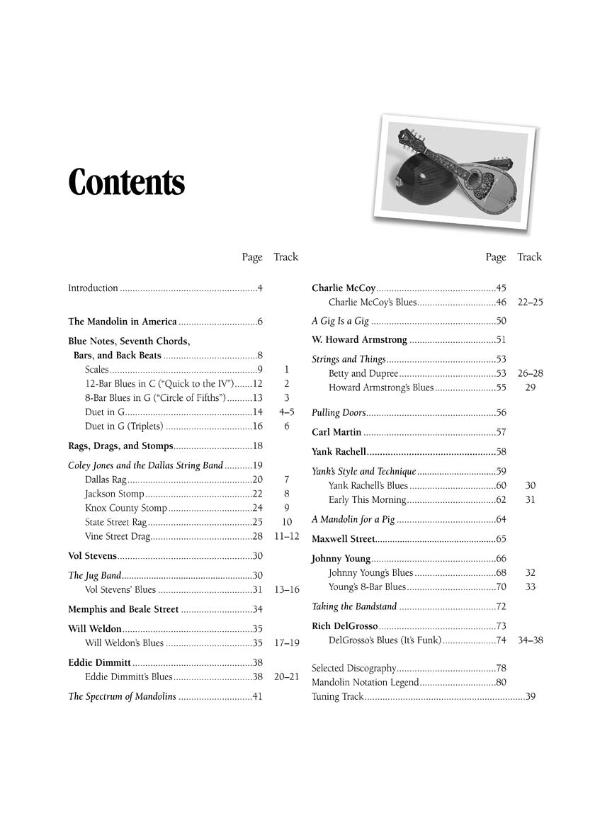 Mandolin Blues - sample page 1