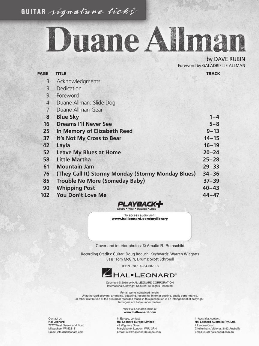 Duane Allman - sample page 2