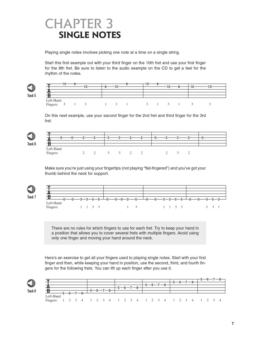 Rock Band Guitar Method - sample page 3