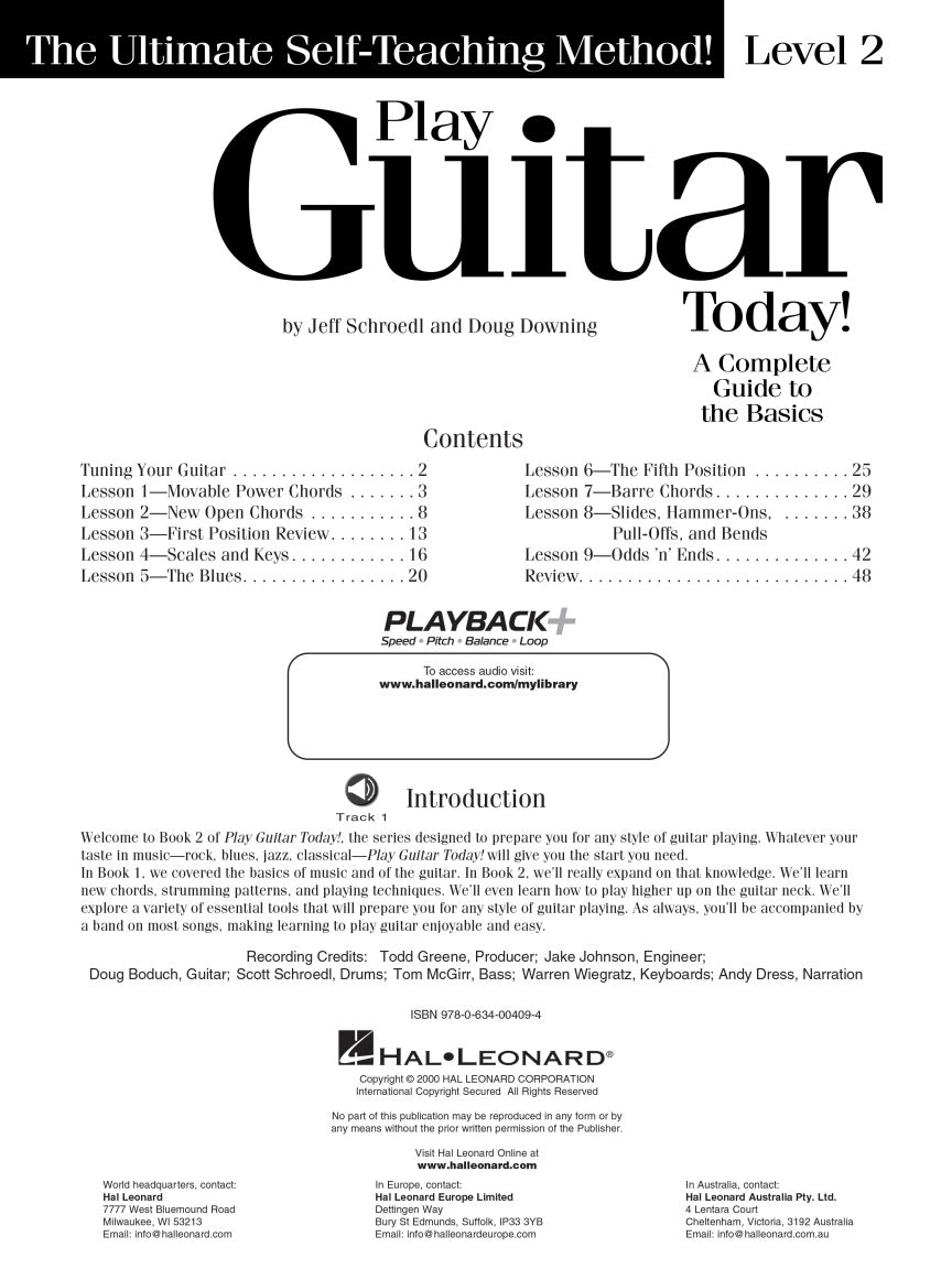Play Guitar Today! – Level 2 - sample page 2