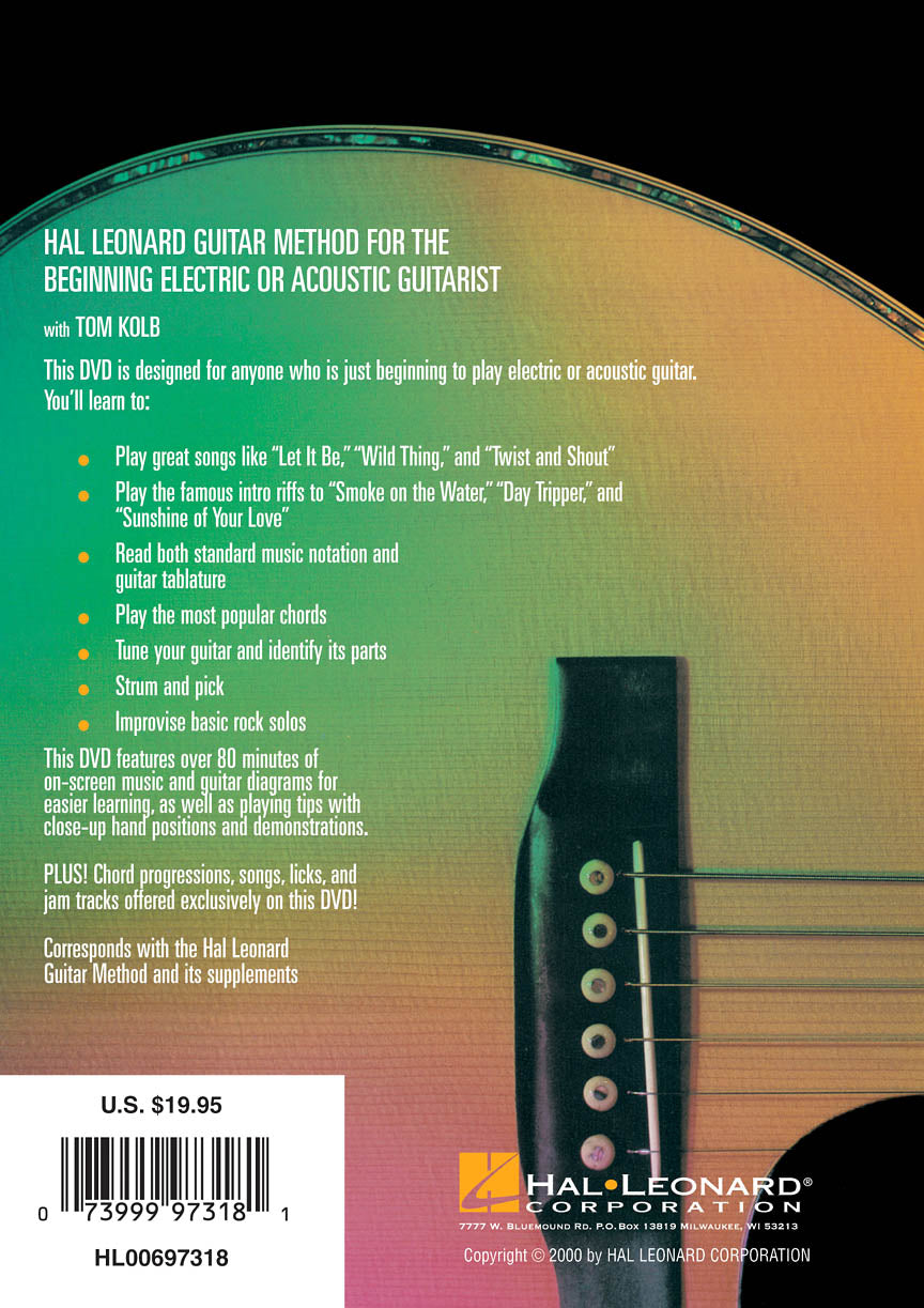 Hal Leonard Guitar Method DVD - sample page 2