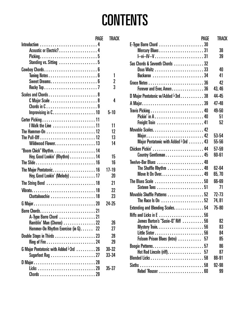 Hal Leonard Country Guitar Method - sample page 1