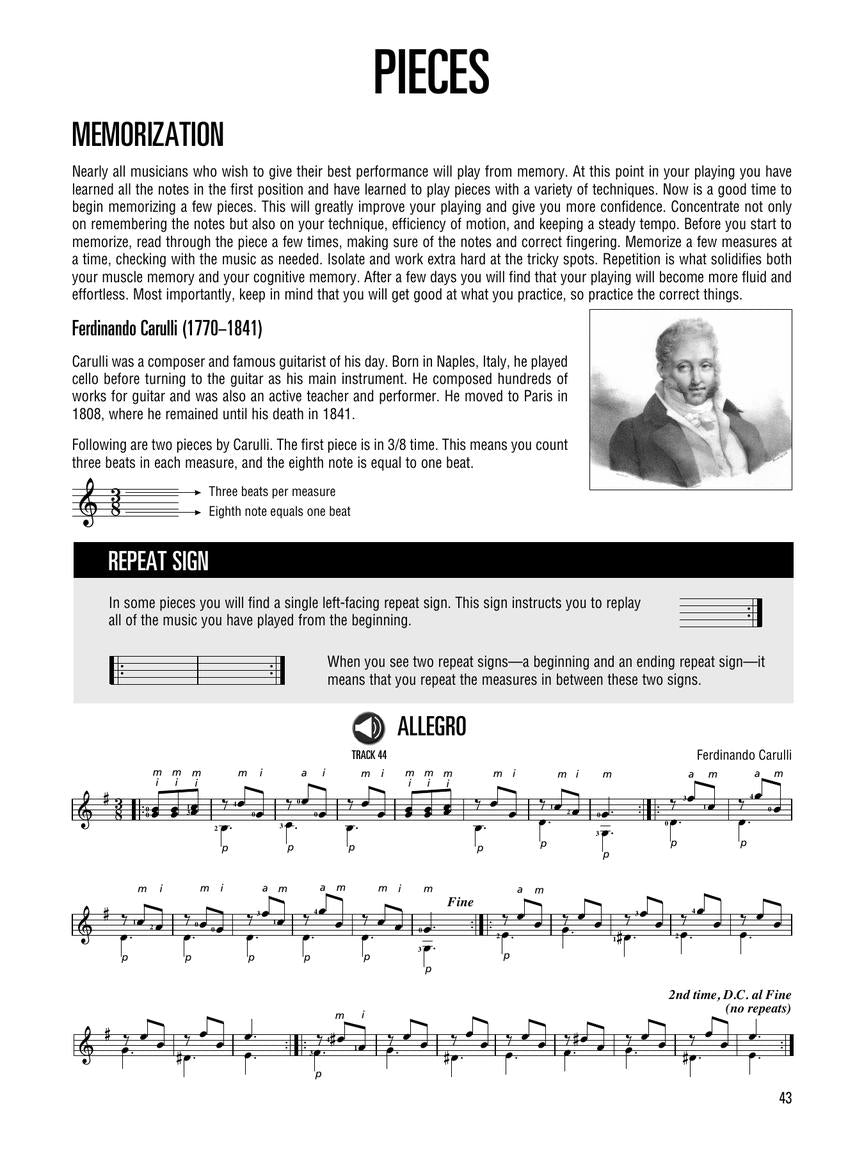 The Hal Leonard Classical Guitar Method - sample page 6