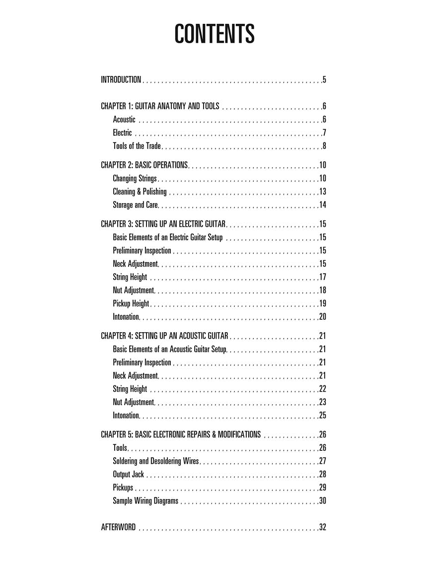 Hal Leonard Guitar Method – Setup & Maintenance - sample page 2