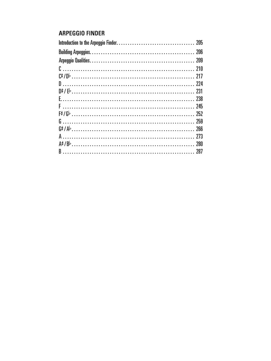 Guitar Chord, Scale & Arpeggio Finder - sample page 3