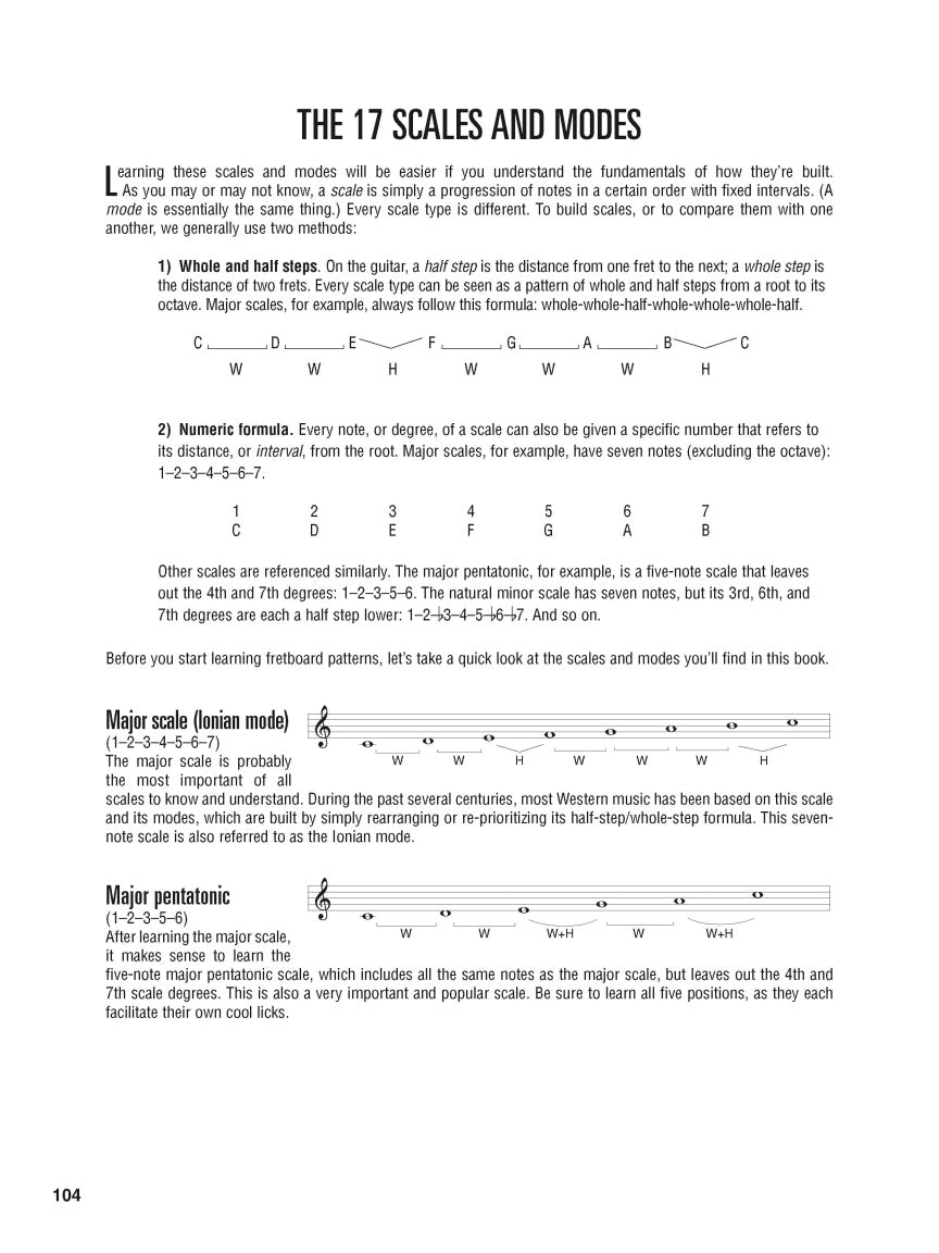 Guitar Chord, Scale & Arpeggio Finder - sample page 6
