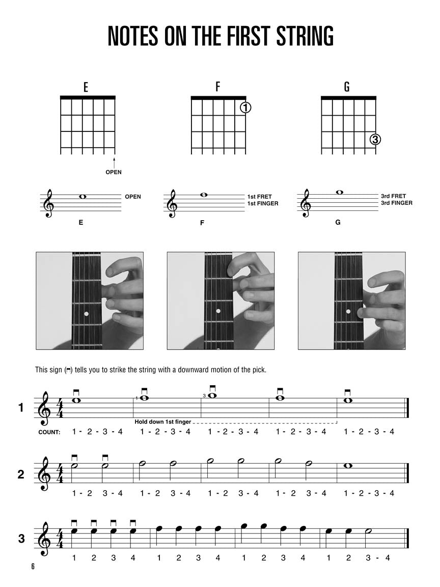 Hal Leonard Guitar Method Book 1 - sample page 4
