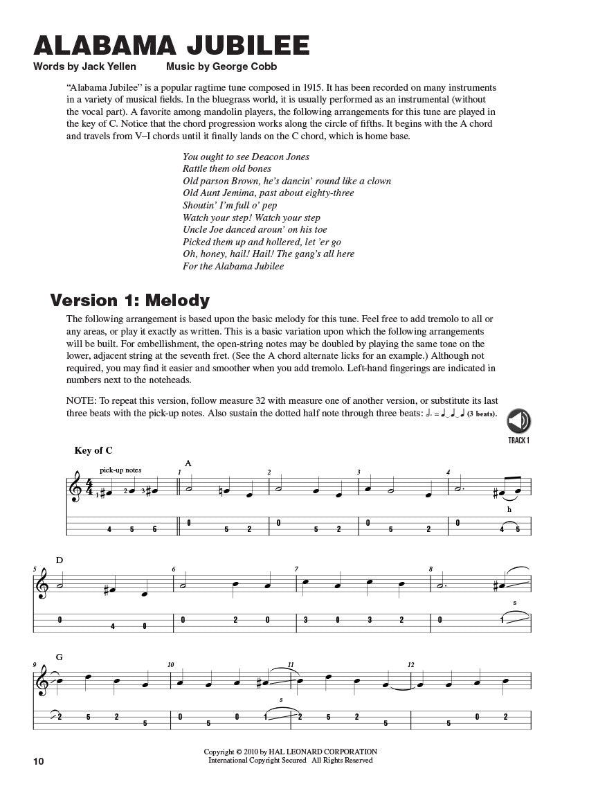 The Ultimate Mandolin Songbook - sample page 4