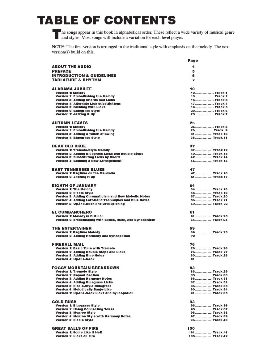The Ultimate Mandolin Songbook - sample page 2