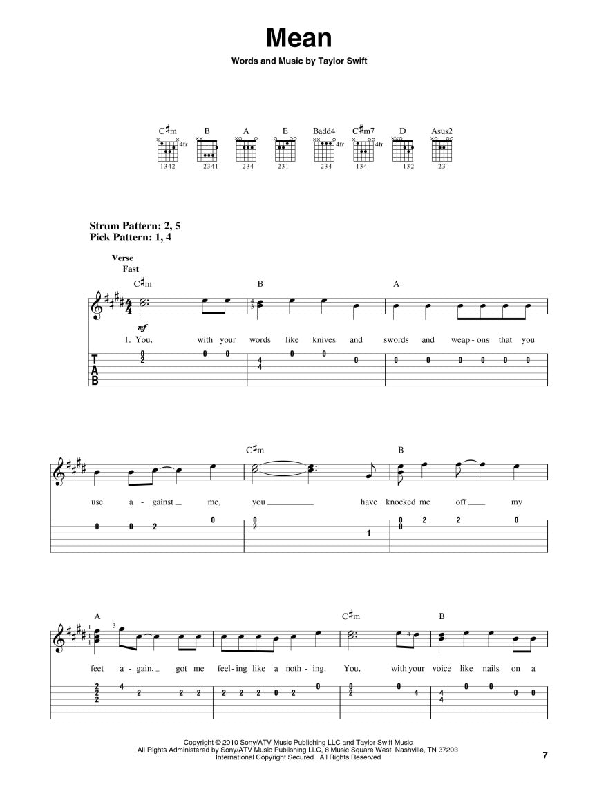 Taylor Swift – Speak Now - sample page 3