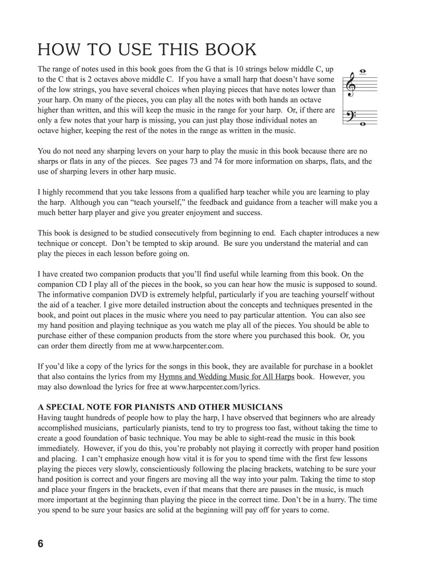 Teach Yourself to Play the Folk Harp - sample page 3