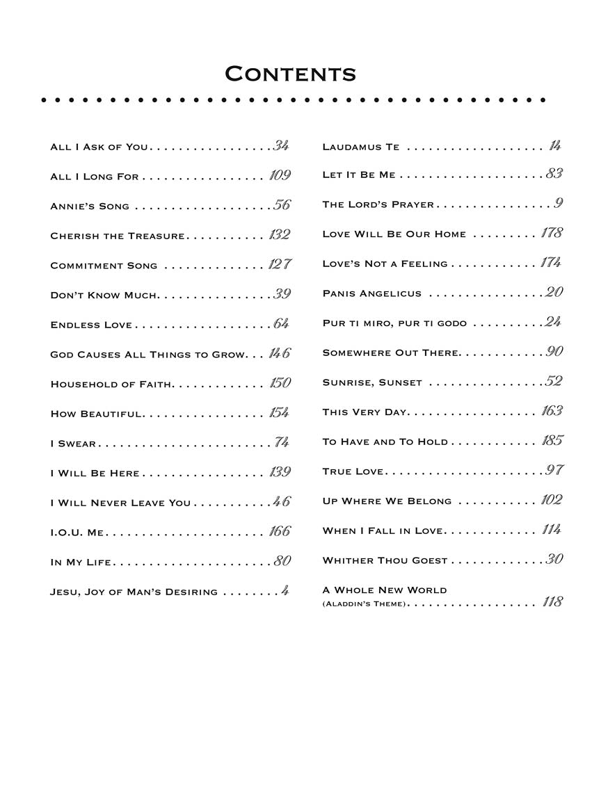 Singer's Wedding Anthology – Revised Edition - sample page 3