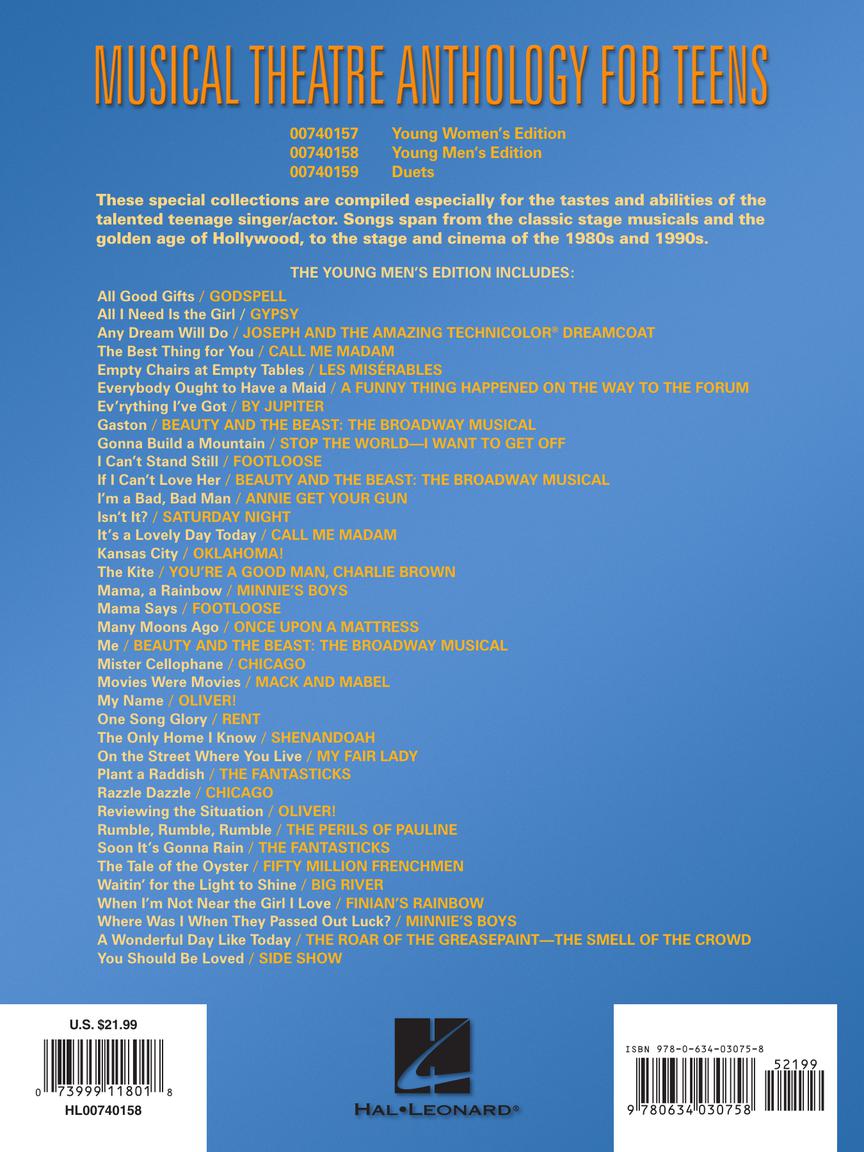 Musical Theatre Anthology for Teens - sample page 6