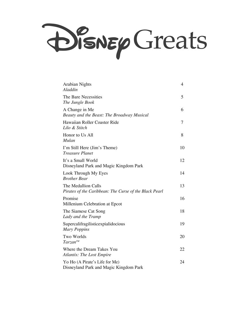 Disney Greats - sample page 3
