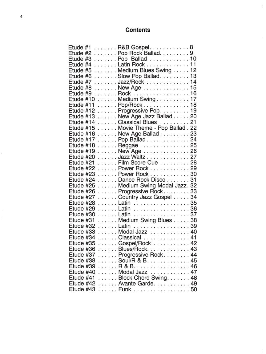 The Contemporary Keyboardist – Stylistic Etudes - sample page 4