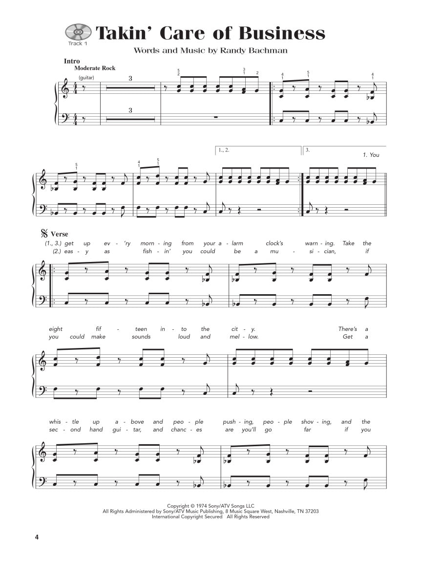 Play Piano Today! Songbook - sample page 3