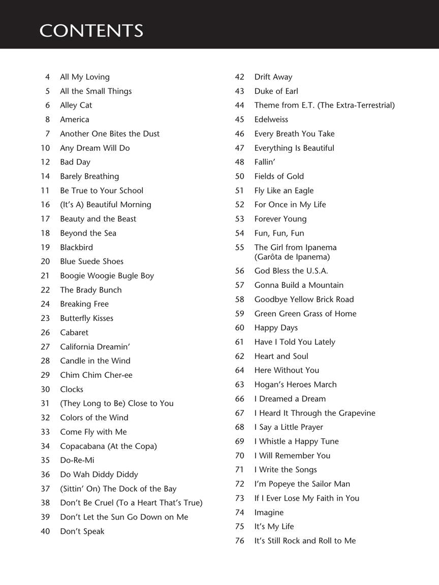 Big Book of Viola Songs - sample page 2