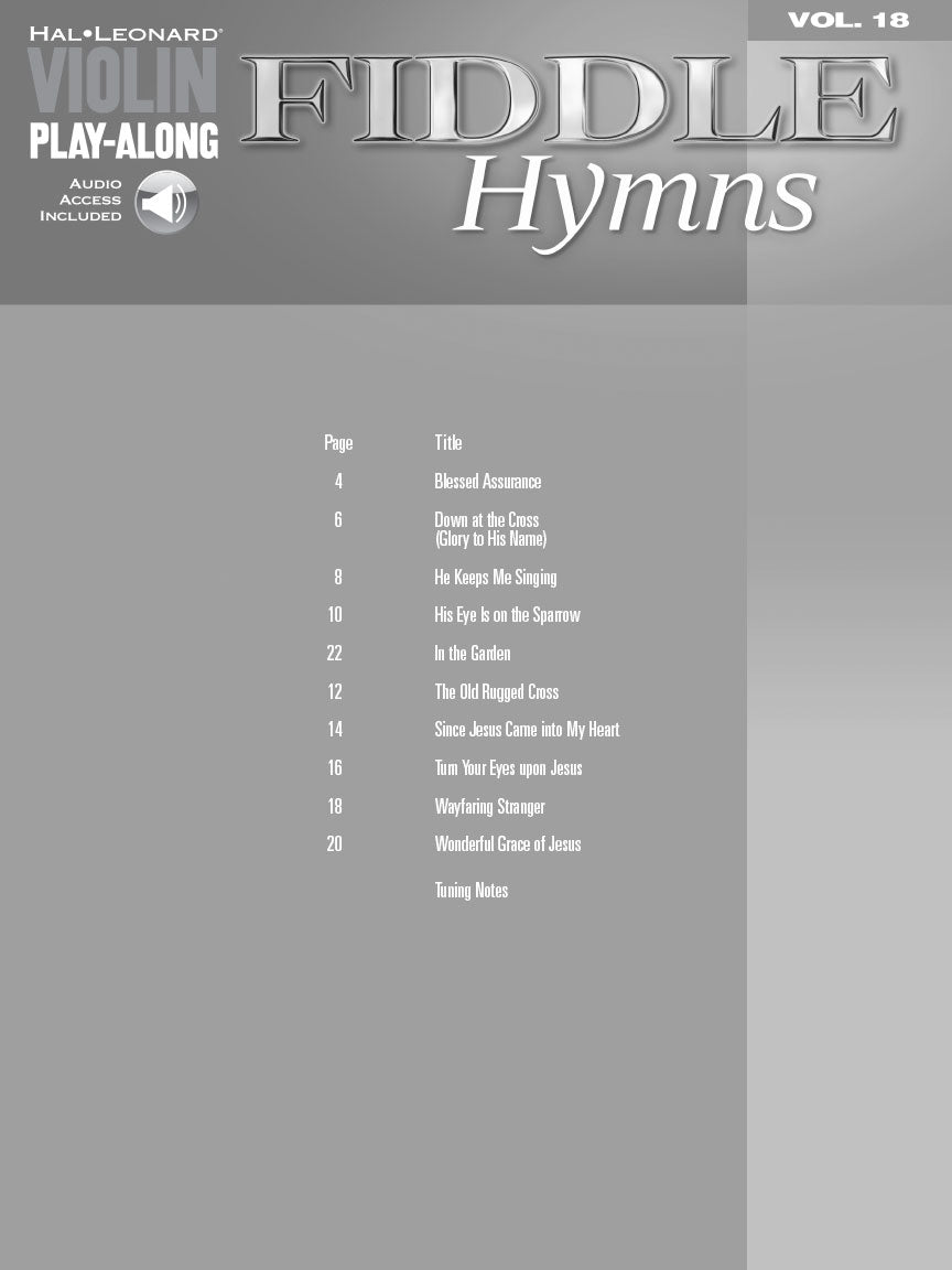 Fiddle Hymns - sample page 2