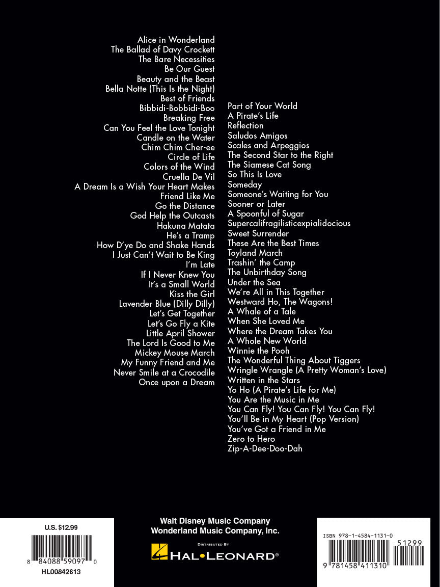 The Big Book of Disney Songs - sample page 6