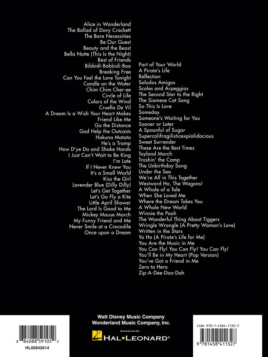 The Big Book of Disney Songs - sample page 5