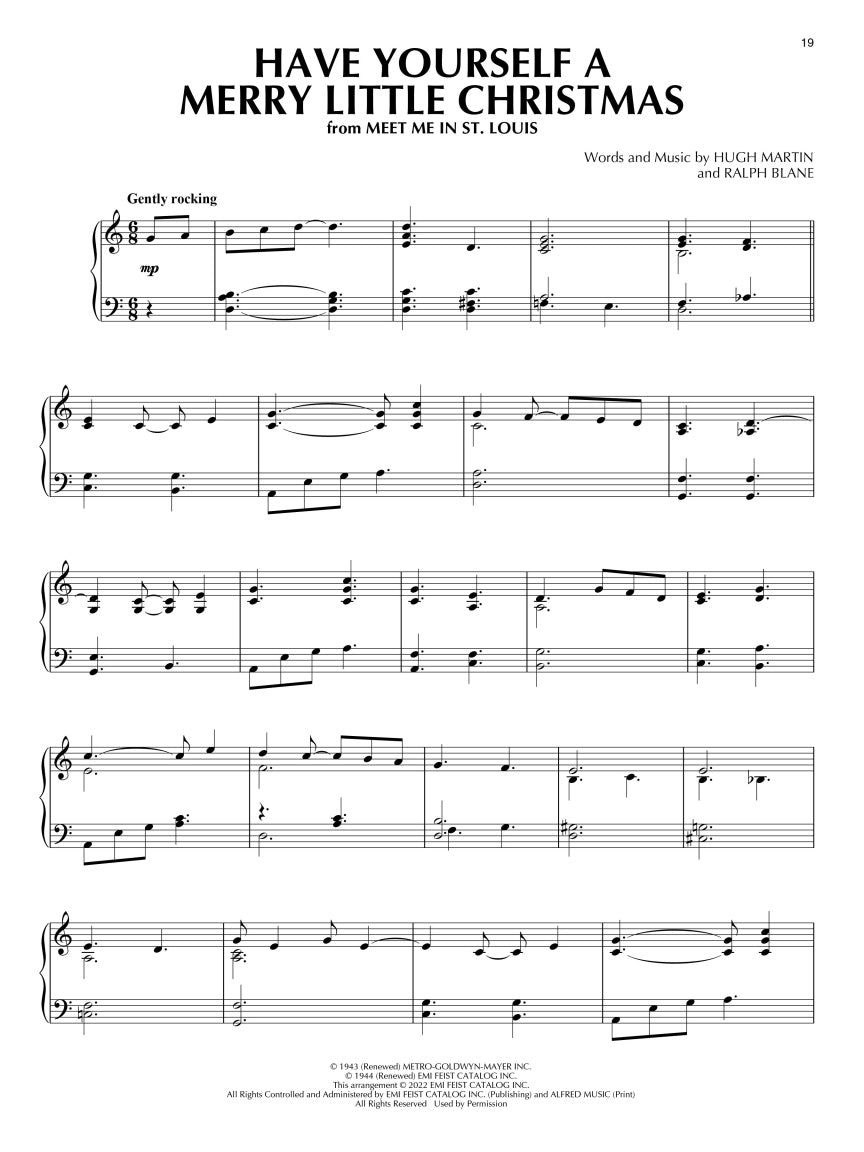 Relaxing Christmas Piano Solos - sample page 4