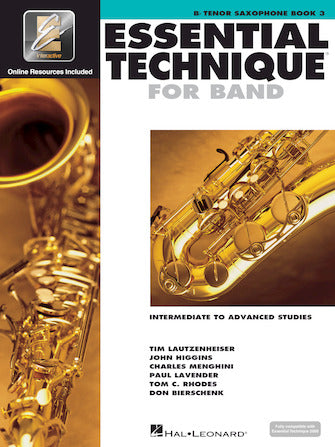 Product Cover for Essential Technique for Band – Bb Tenor Saxophone Book 3 with Online Resources