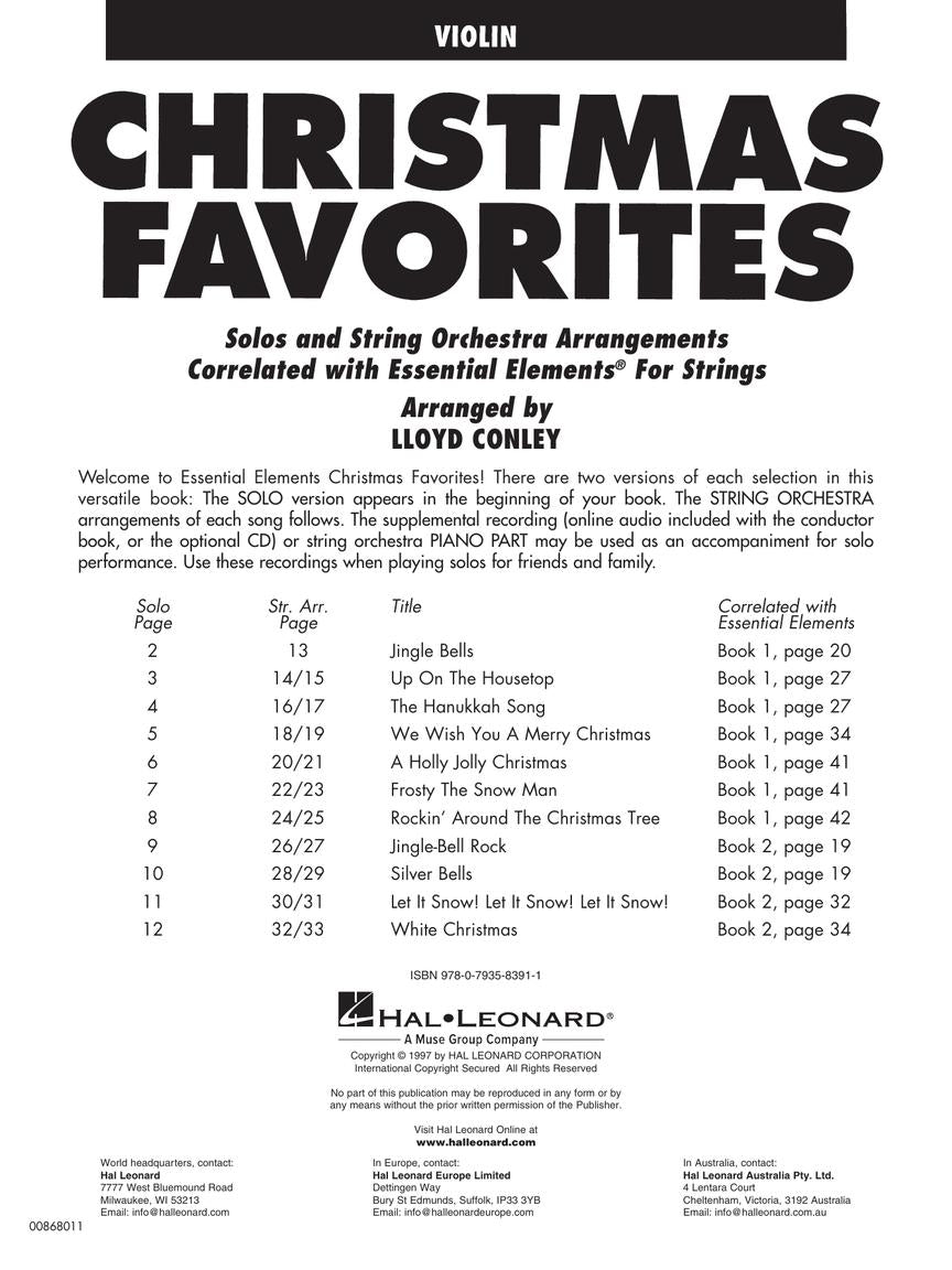 Essential Elements Christmas Favorites for Strings - sample page 2