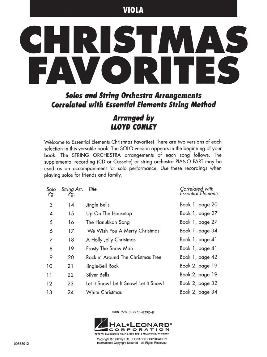 Essential Elements Christmas Favorites for Strings - sample page 2