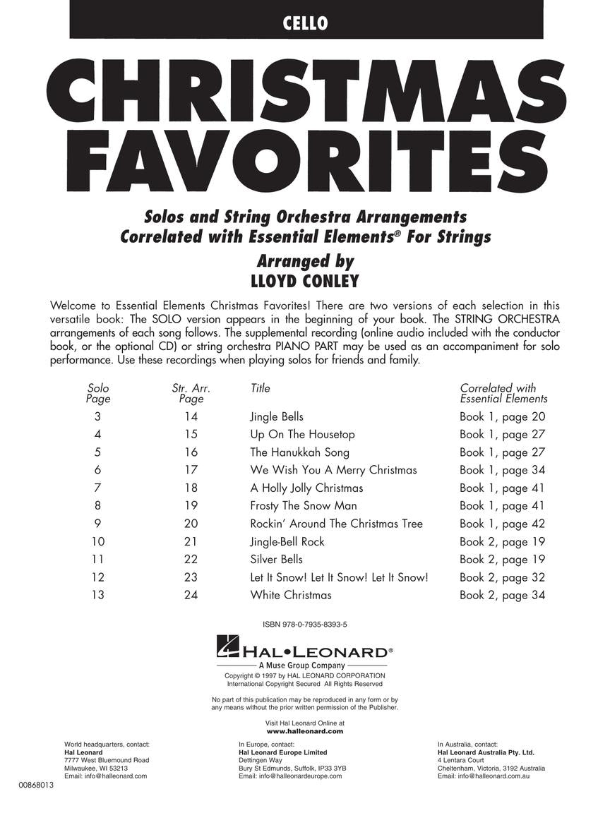 Essential Elements Christmas Favorites for Strings - sample page 2