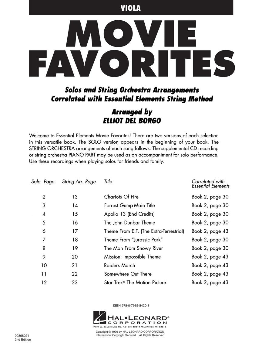 Essential Elements Movie Favorites for Strings - sample page 2