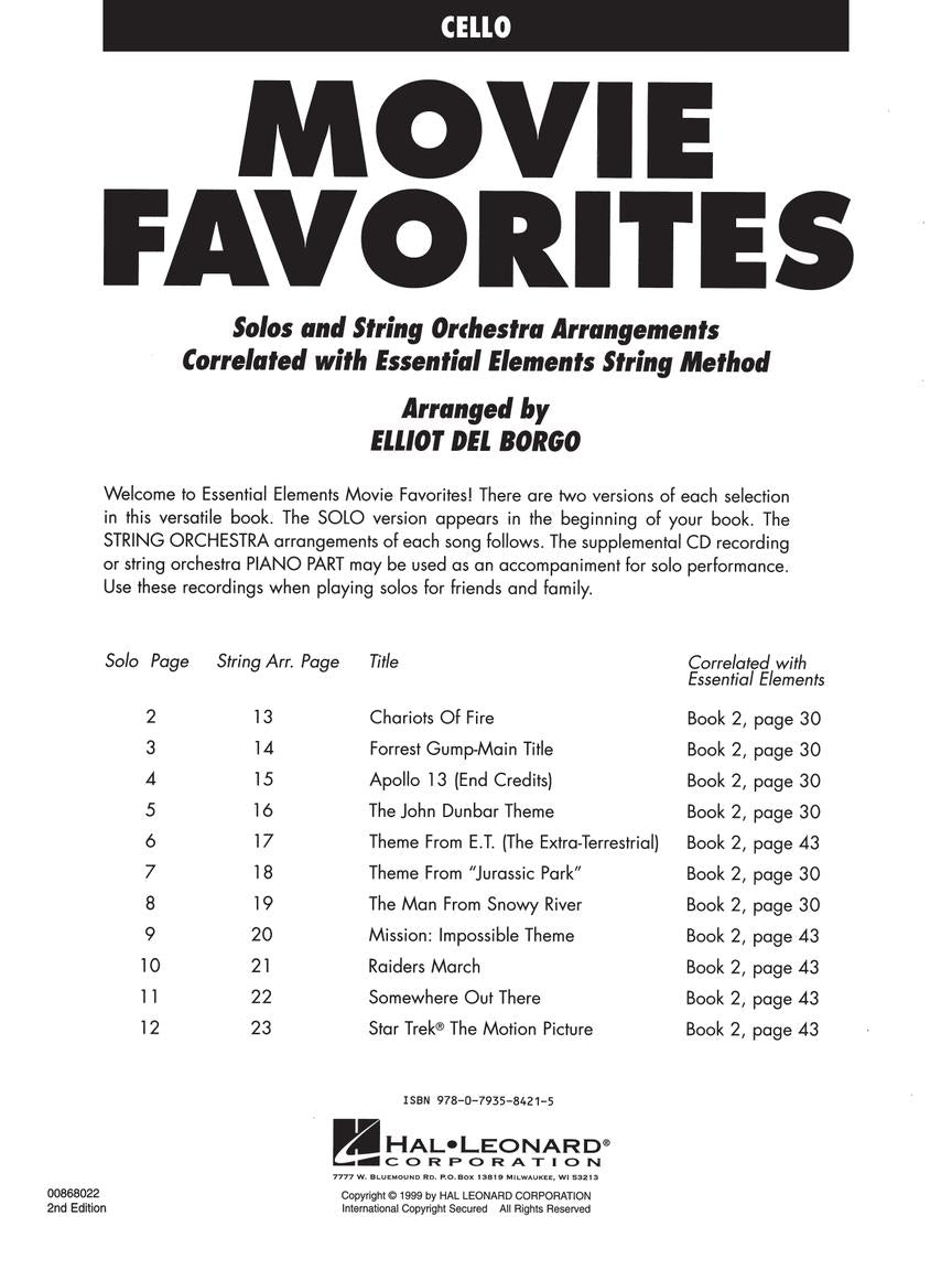 Essential Elements Movie Favorites for Strings - sample page 2