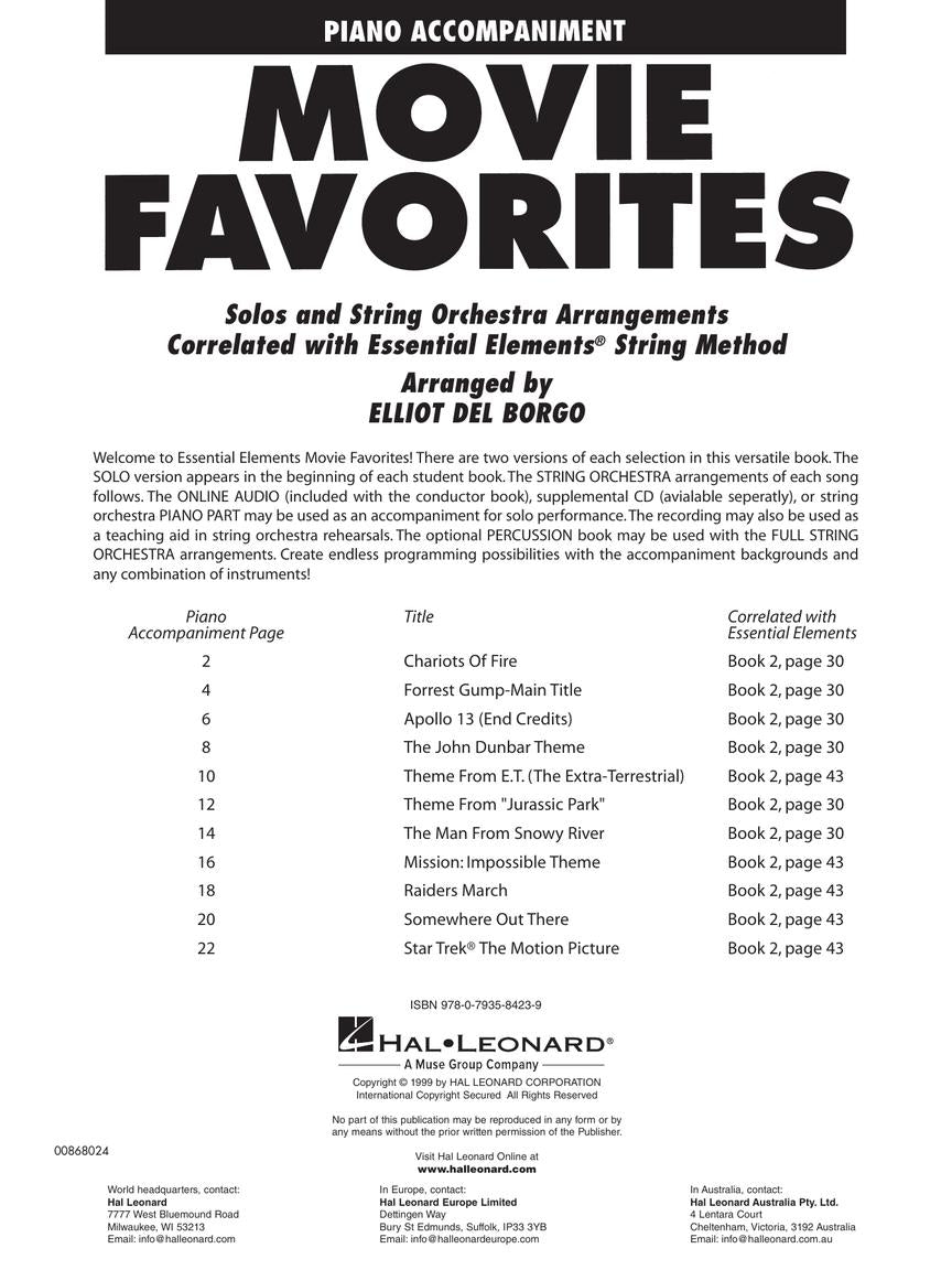 Essential Elements Movie Favorites for Strings - sample page 2