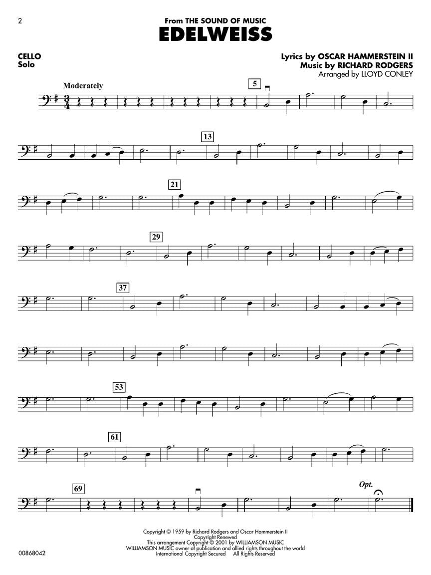 Essential Elements Broadway Favorites for Strings – Cello - sample page 3