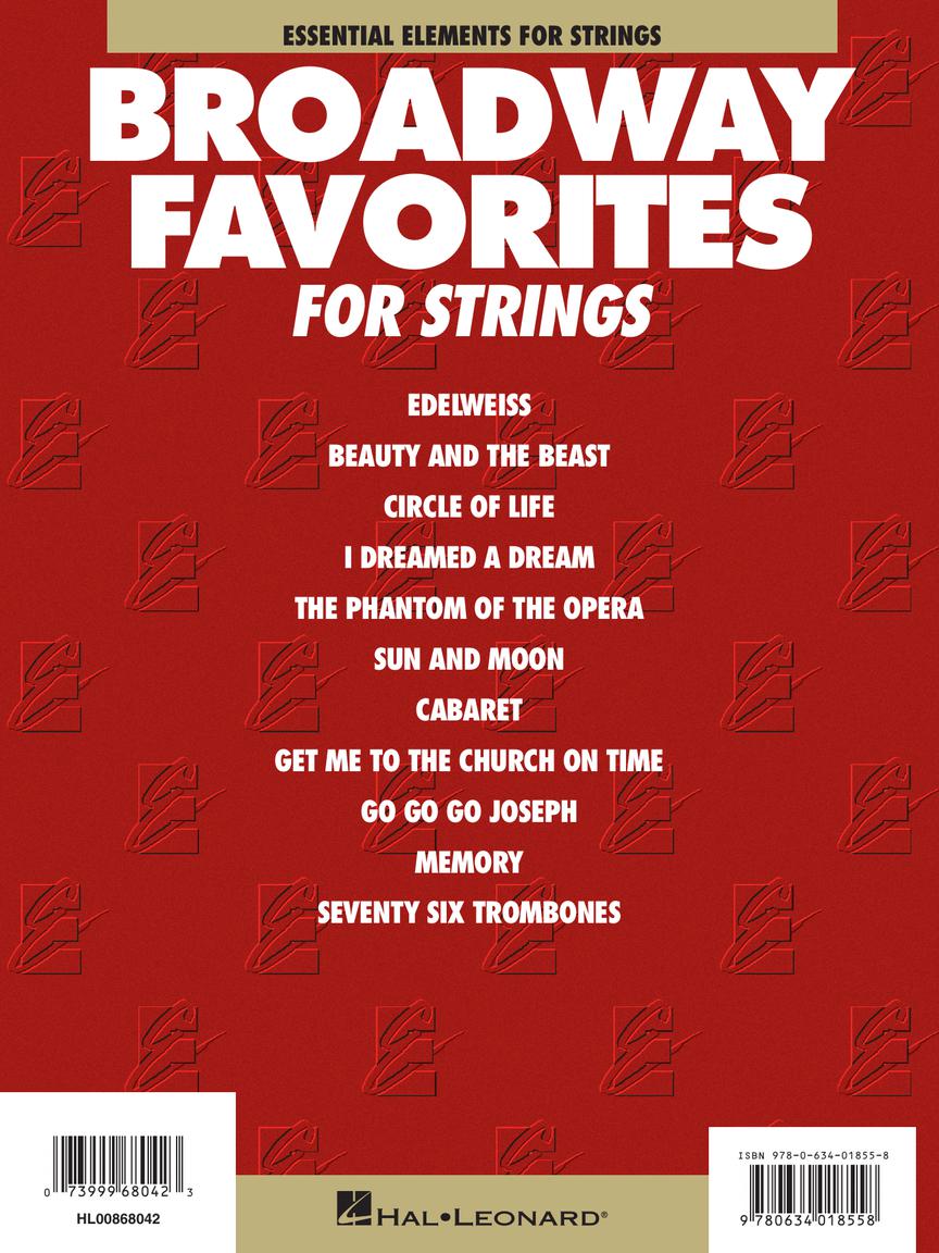 Essential Elements Broadway Favorites for Strings – Cello - sample page 5
