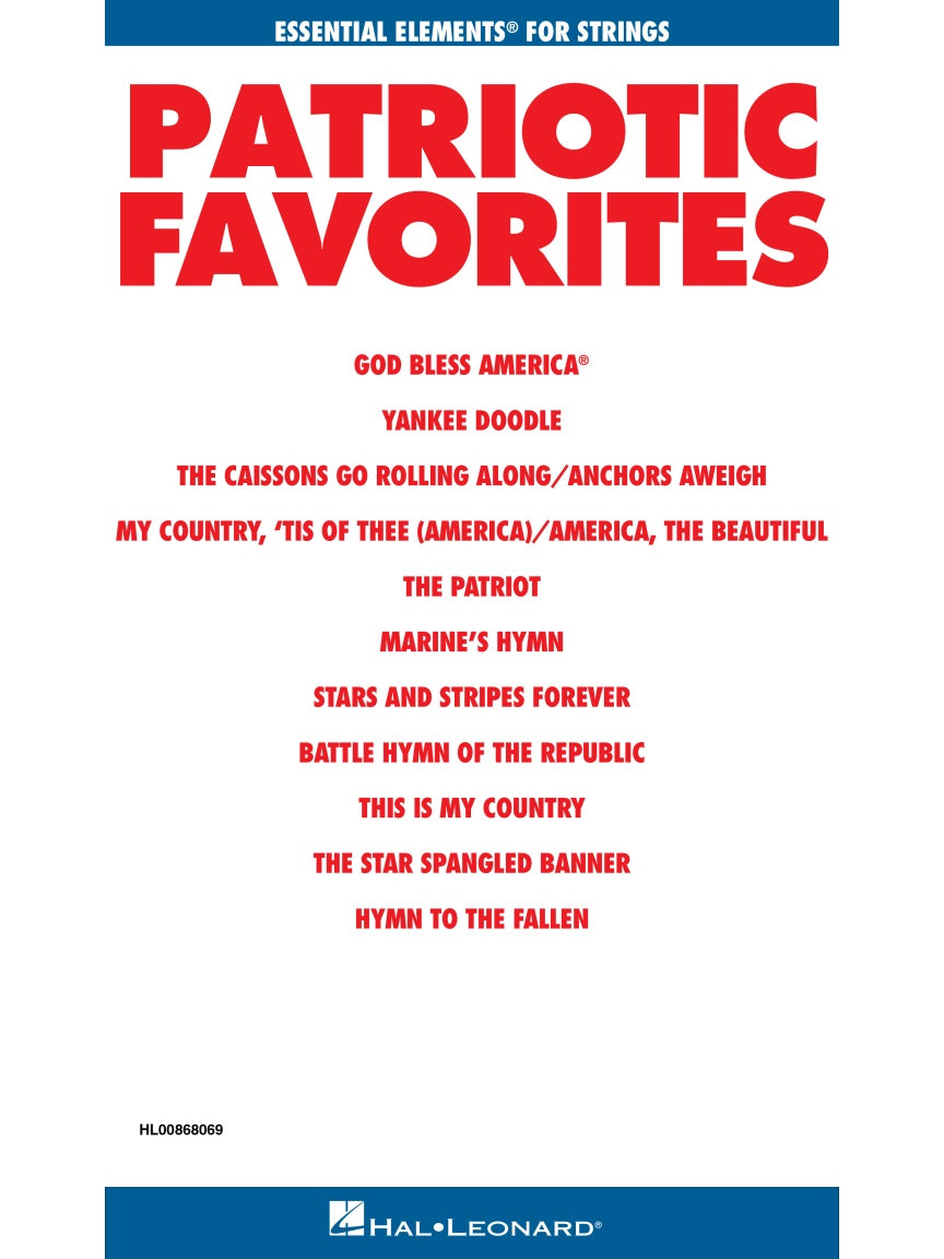 Patriotic Favorites for Strings - sample page 6