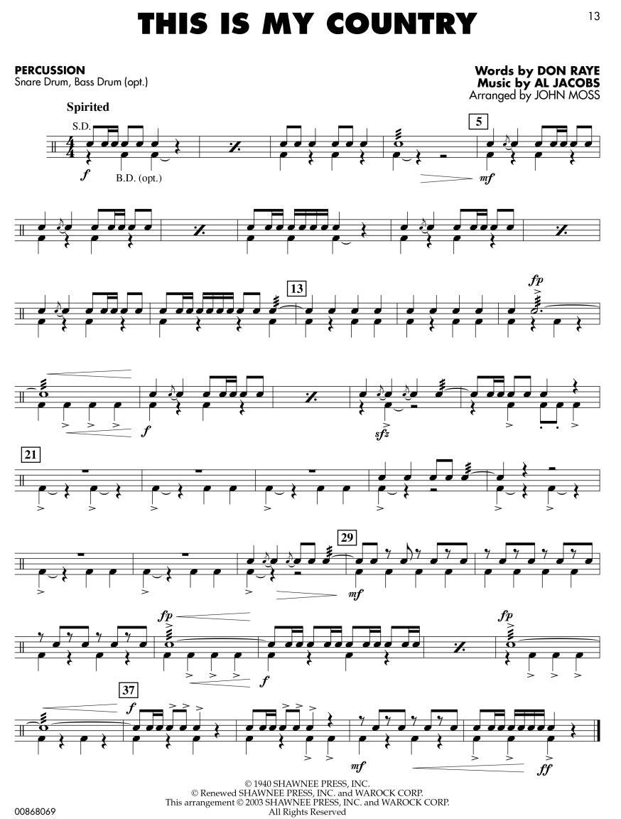 Patriotic Favorites for Strings - sample page 4