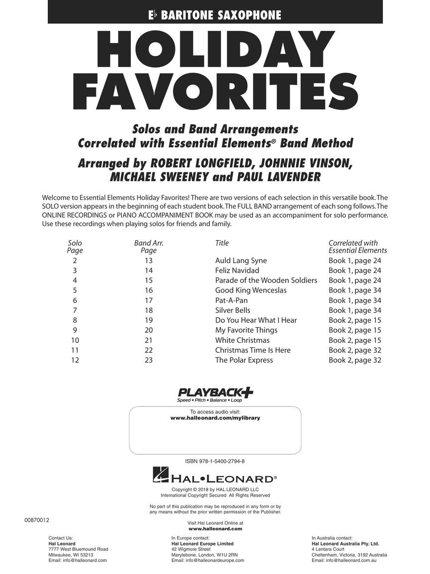 Essential Elements Holiday Favorites - sample page 2