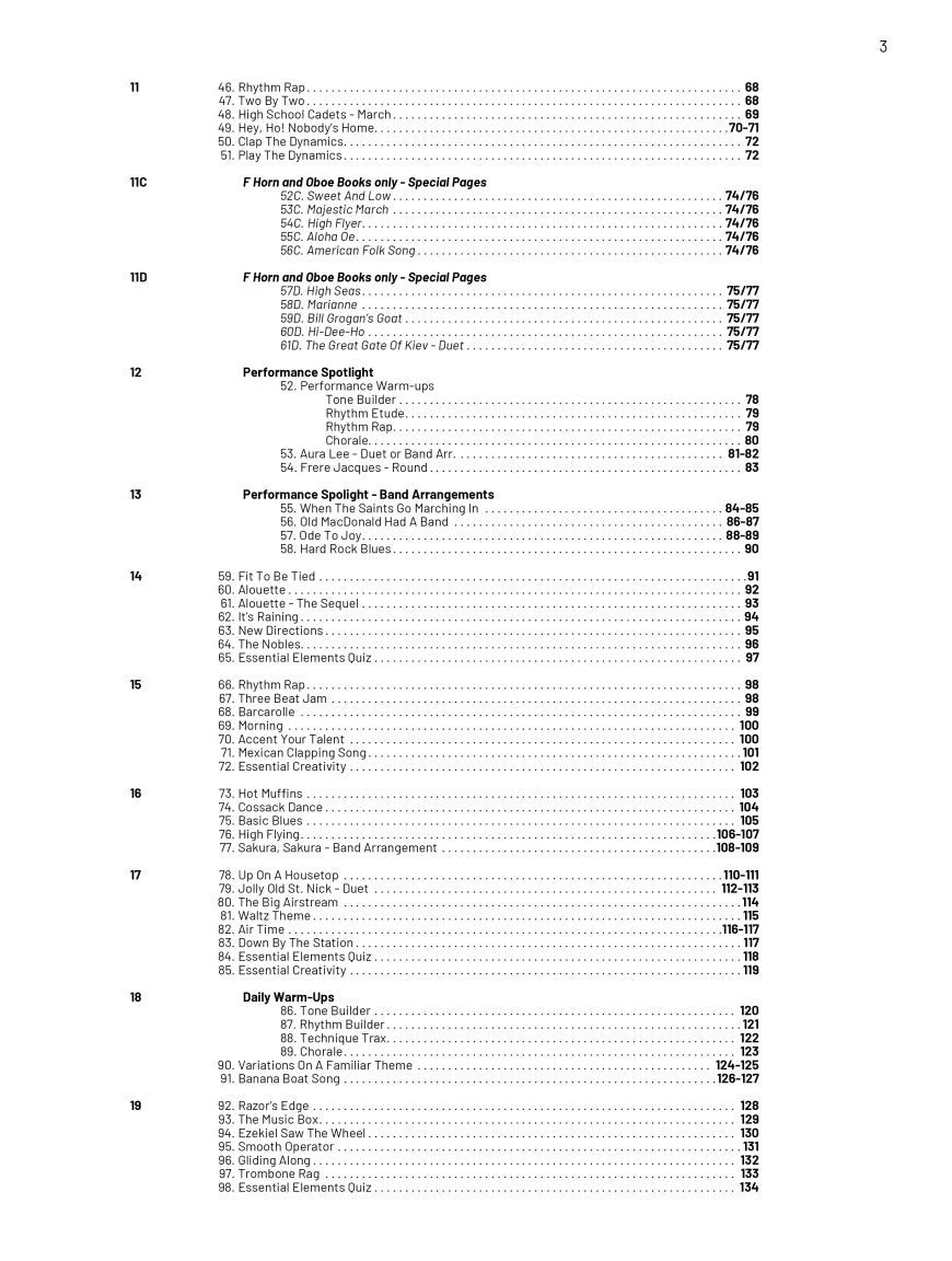 Essential Elements for Band – Conductor Book 1 with Online Resources - sample page 3