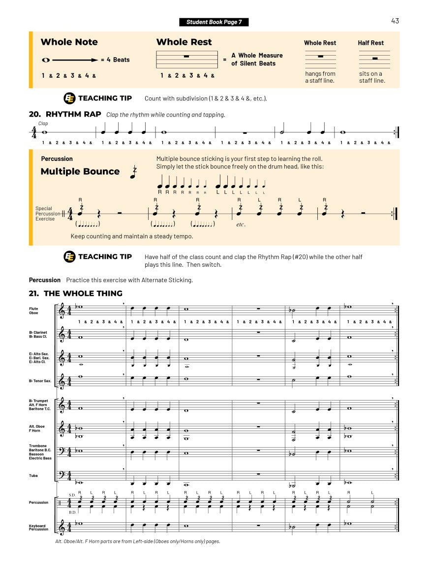 Essential Elements for Band – Conductor Book 1 with Online Resources - sample page 6