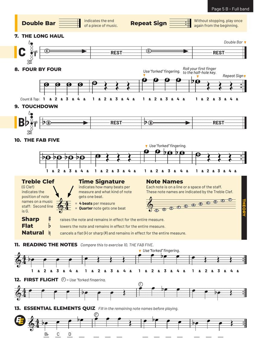 Essential Elements for Band – Oboe Book 1 with Online Resources - sample page 3