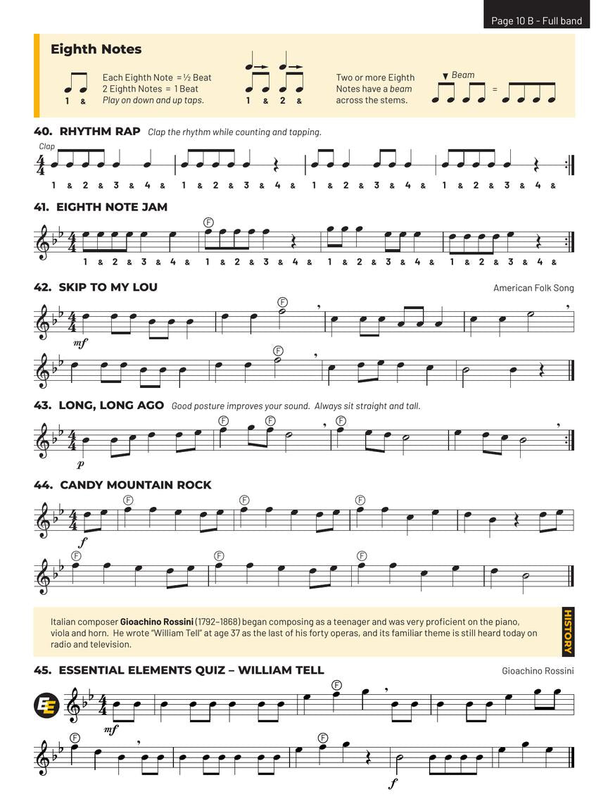 Essential Elements for Band – Oboe Book 1 with Online Resources - sample page 5