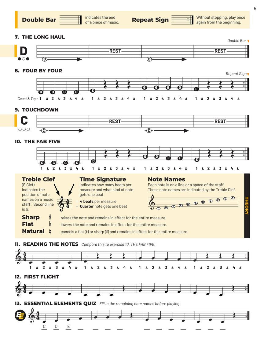 Essential Elements for Band – Bb Trumpet Book 1 with Online Resources - sample page 2