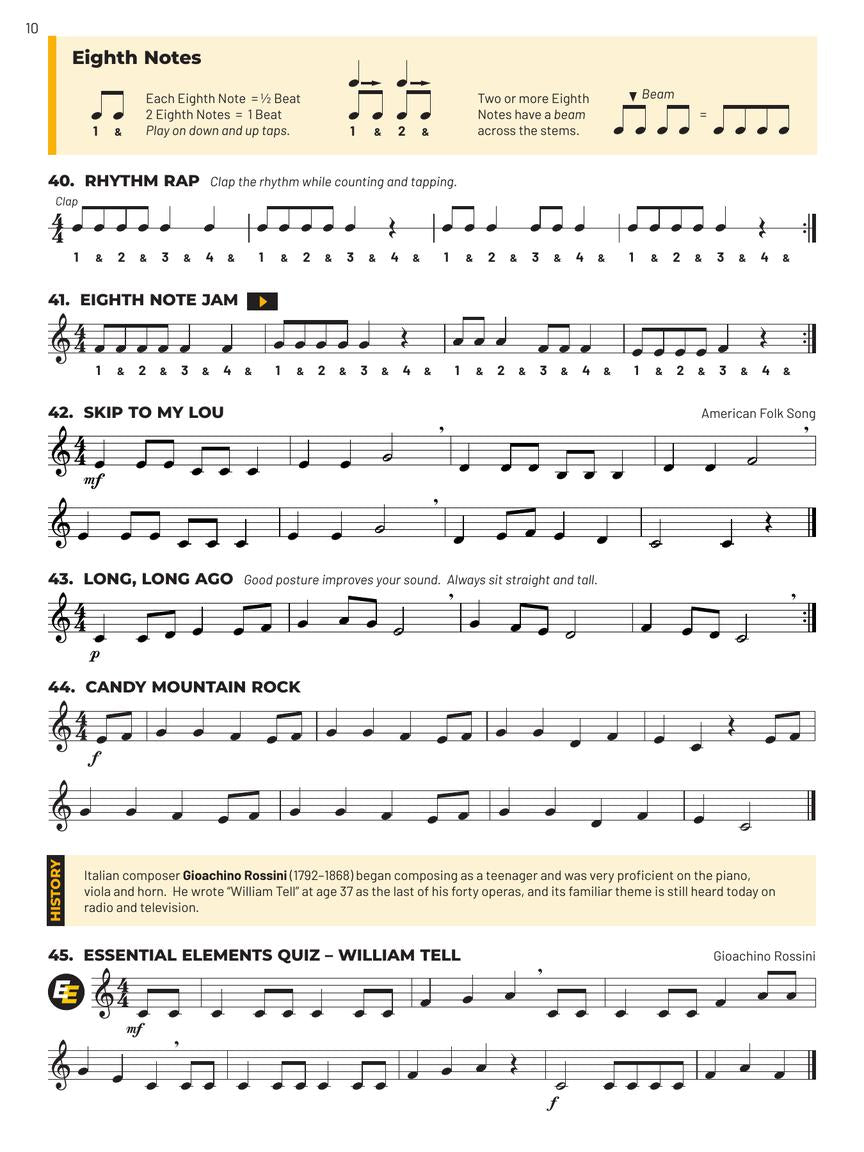 Essential Elements for Band – Bb Trumpet Book 1 with Online Resources - sample page 3