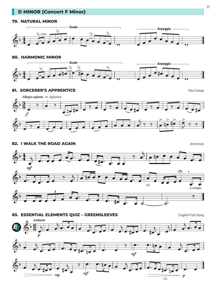 Essential Technique for Band – Eb Alto Clarinet Book 3 with Online Resources - sample page 2