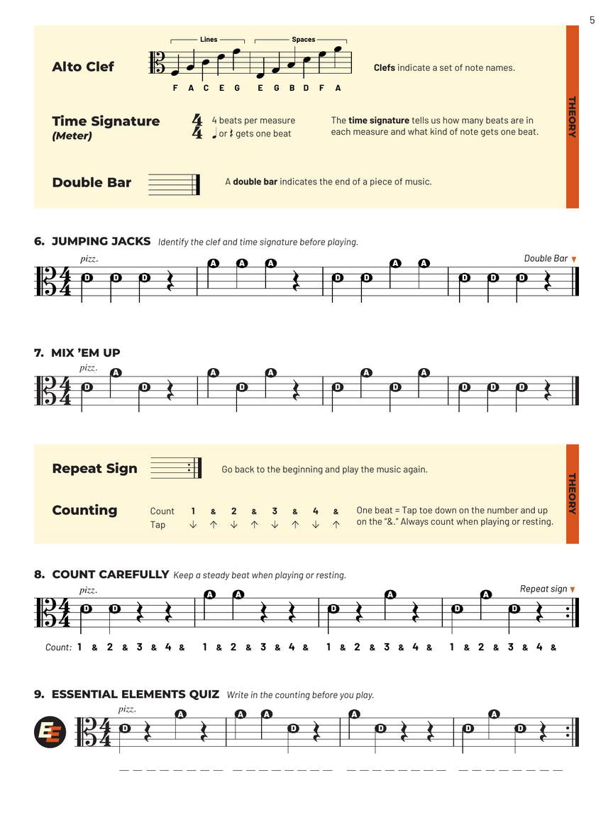 Essential Elements for Strings – Viola Book 1 with Online Resources - sample page 2