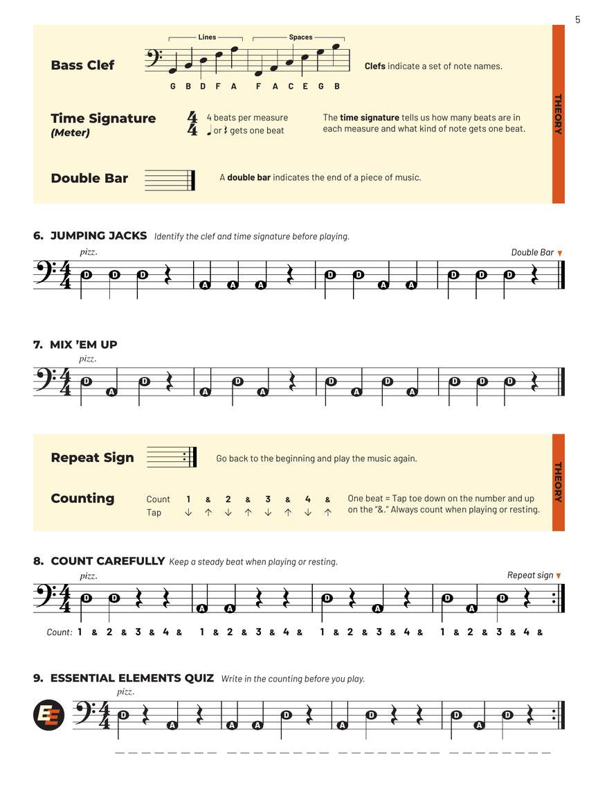 Essential Elements for Strings – Double Bass Book 1 with Online Resources - sample page 2