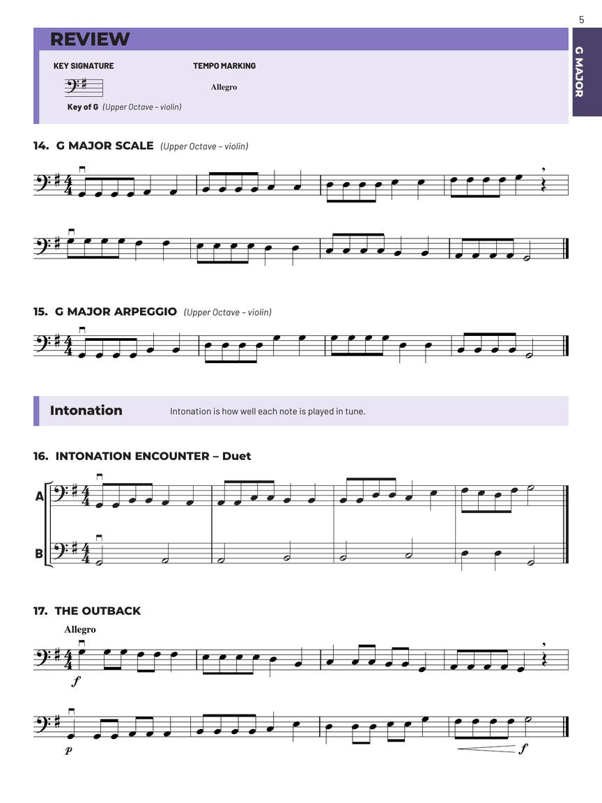 Essential Elements for Strings – Double Bass Book 2 with Online Resources - sample page 2