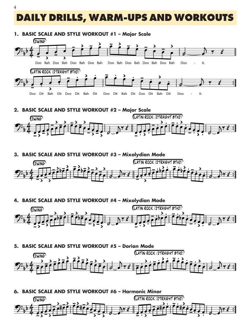 Essential Elements for Jazz Ensemble Book 2 – Bass - sample page 2